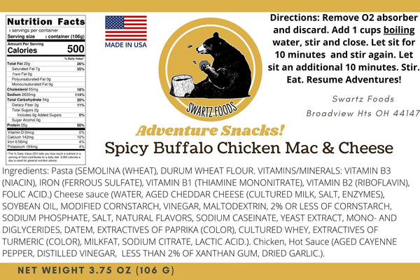 Spicy Buffalo Chicken Mac and Cheese Single Serve