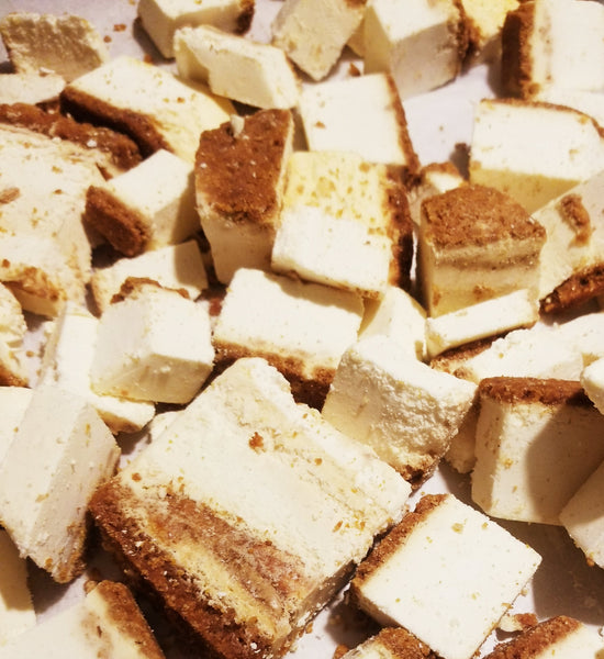 Freeze Dried Caramel Cheesecake Bites