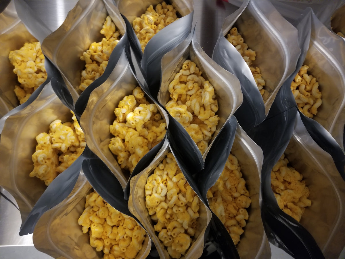 Freeze Dried Macaroni and Cheese Swartz Foods