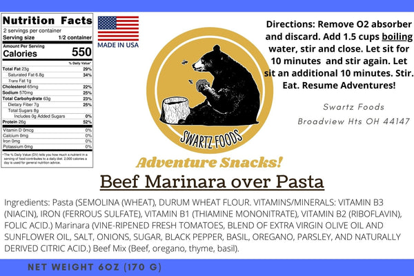 Beef Marinara with Pasta
