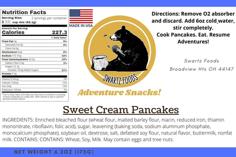 Sweet Cream Pancake Mix